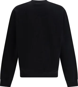 Dsquared2 Logo-Print Cotton-Fleece Sweatshirt - Black