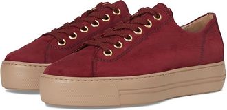 Paul Green Bixby Sneakers Womens Shoes Wine Nubuk : AT 4.5 (US Womens 7) M, Suede