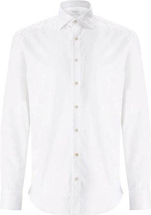 Stenstr&ouml;ms Regular-Fit Overhemd - Heren - Zakelijke Overhemden - Wit - XL - Katoen - Overhemden