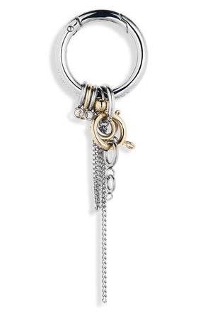Justine Clenquet Pam Keychain in Palladium at Nordstrom