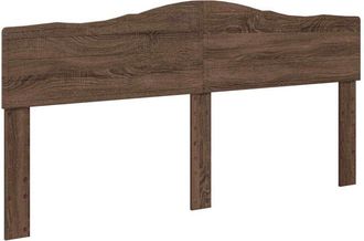 vidaXL Cabecero Roble Marr&oacute;n 200 Cm Madera Contrachapada Vidaxl