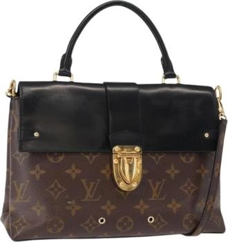 Louis Vuitton Pre-owned Handbags, female, Brown, Size: ONE SIZE Pre-owned Canvas Handbag