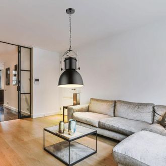 Globo Lighting Lampada a sospensione Lampada per soggiorno Lampada per sala da pranzo Lampada a sospensione per cucina Lampada da soffitto, metallo nero, 1x E27, h