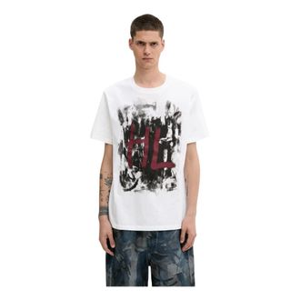 Helmut Lang Heren, Tops, Wit, Maat: XL