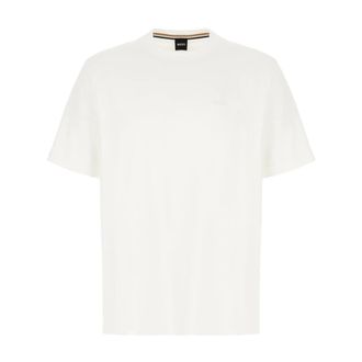HUGO BOSS Camiseta de cuello redondo H-Taut 15 - Tops - Hombre - Blanco - 2XL