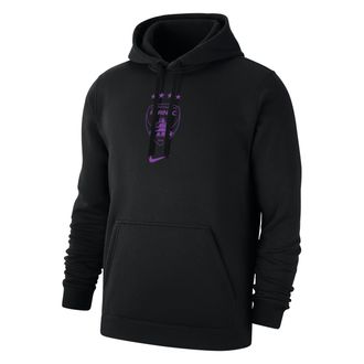Nike Al Ain FC Club Nike Mens Soccer Fleece Pullover Hoodie in Black | M31777ALIN-BLK