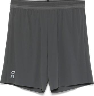 On 7 performance shorts - men - Recycled Polyamide/Spandex/Elastane/Recycled Polyester/Spandex/Elastane - S - Grey