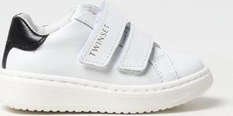 Twinset leather sneakers with velcro
