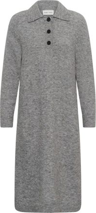 Part Two Vestido de Punto - Dresses - Mujer - Gris - XL