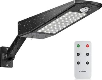 OEM L&aacute;mpara Solar De Exterior Tuserxln, 48 Led, 3000 Lm, Resistente Al Agua Ip65, Foco De Exterior De 180&deg; Con Sensor De Movimiento