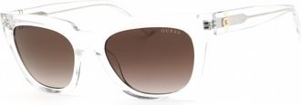 Guess Brown Gradient Cat Eye Ladies Sunglasses GU00206 26F 53