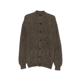 Giorgio Armani Button-up Rib-trimmed Cardigan