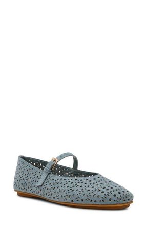 Anne Klein Connie Mary Jane Flat in Blue at Nordstrom, Size 6.5