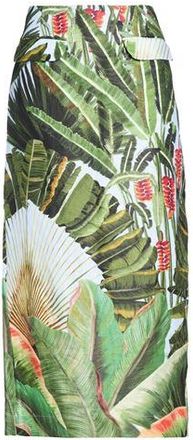 Farm Rio AMAZONIA FOREST BLUE MAXI SKIRT