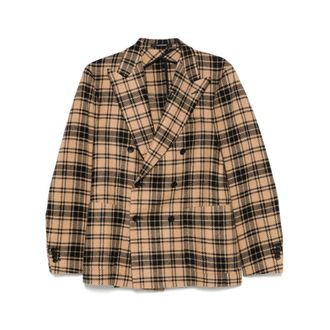 Tagliatore Blazers, male, Brown, Size: M Blazer