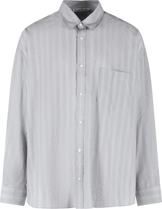 Acne Studios Camisa gris de lyocell de Acne Studios