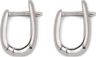 Missoma plain-claw huggies earrings - women - Recycled Sterling Silver - One Size