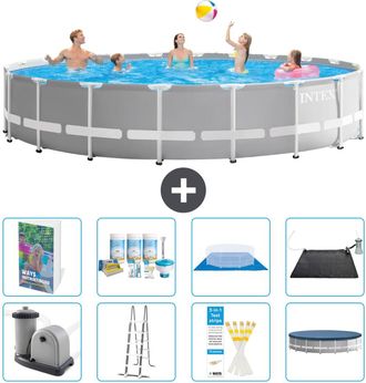 Intex Piscina Prism Frame Redonda - 610x132 Cm - 9-piezas S632