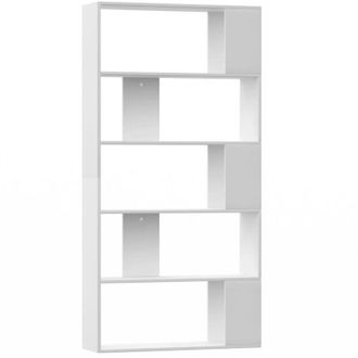 vidaXL Book Cabinet/Room Divider White 80x24x159 cm Engineered Wood Vidaxl