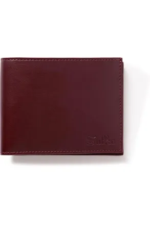 Sulka Logo-Debossed Leather Billfold Wallet