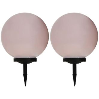 vidaXL Lecura Exterior Led 2 Pcs 40 Cm Rgb - 302004