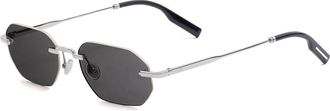 Dior Black Suit S19U Zonnebril - Heren - Zonnebrillen - Grijs - 52 MM - Accessoires