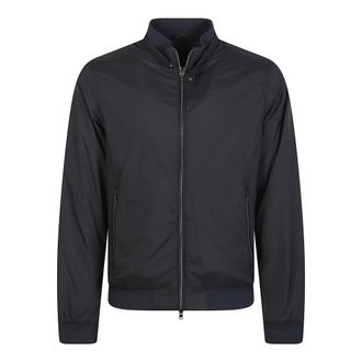 Herno Bomber Jackets, male, Blue, Size: 3XL Ecoage Bomber Jacket