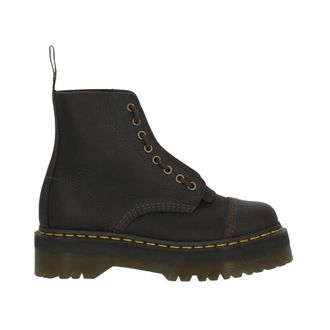 Dr. Martens Sinclair Platform Boot - Dames - Schoenen - Bruin - Maat: 36 EU Zijde