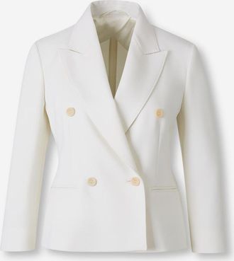 Max Mara Cropped Wool Blazer