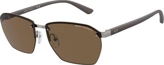 A|X Armani Exchange AX2048S 608573 Mens Sunglasses Gunmetal Size 59