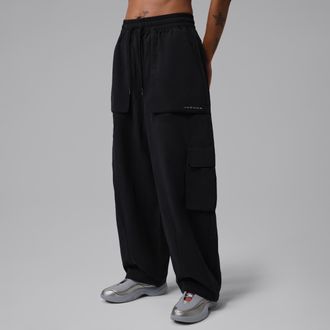 Nike Jordan Womens Jordan Flight Cargo Pants in Black | IM6806-010