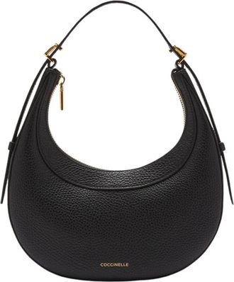 Coccinelle Whisper Mini Bag - Dames - Handtassen - Zwart - ONE Size - Katoen - Tassen