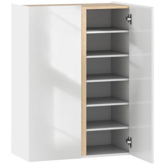 HOMCOM Mueble zapatero 70x33.5x95 cm blanco