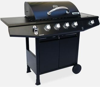 Sweeek Barbacoa De Gas De 5 Quemadores Y 1 Quemador Lateral