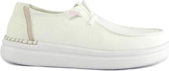 Hey Dude Wendy Rise - Dames - Veterschoenen - Wit - 41 EU - Katoen - Schoenen