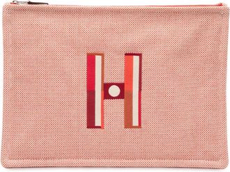 Herm&egrave;s Pre-owned Hermes Large H Canvas Faubourg Corner Case 2JN89YRLPO8OFVLH