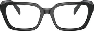 Prada square-frame glasses - women - Acetate - 54 - Black