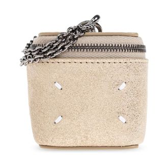 Maison Margiela Mini Bags, female, Beige, Size: ONE SIZE Mini Cube Shoulder Bag