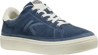 Keen KM1 Leather Court Sneaker in Vintage Indigo/birch at Nordstrom, Size 10.5