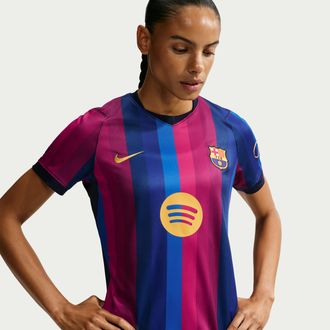Nike FC Barcelona 2026/27 Stadium Home Nike Womens Dri-FIT Soccer Replica Jersey in Red | II2724-683