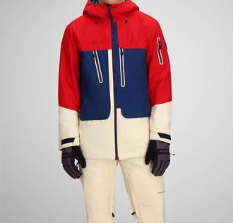 Obermeyer Cirque Jacket In Fresno Red