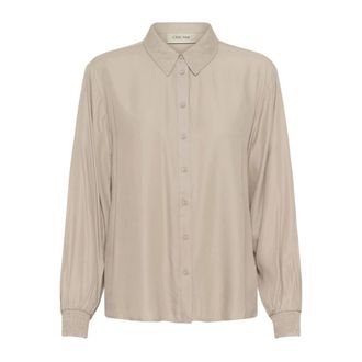 Cream Blouses & Hemden - Dames - Blouses & Shirts - Beige - Maat: 3XL