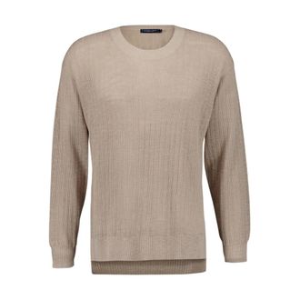 Frescobol Carioca Truien & Vesten, Heren, Grijs, L, Katoen, Sancho Slim Fit Knit