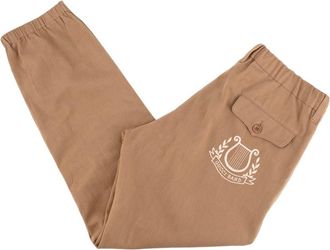 Gucci Tan Cotton Twill Embroidered Pocket Chino Trousers Size 30