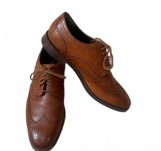 Cole Haan Mens Kennedy Grand Medallion Ii Oxford In Papaya