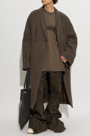 Rick Owens Printed T-shirt, Mens, Brown