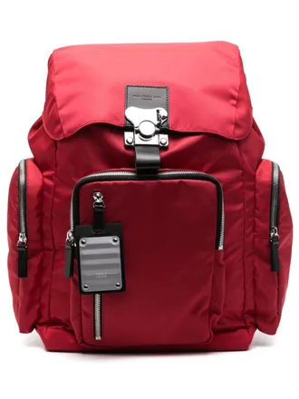 FPM Milano Butterfly medium rugzak met trekkoord - Rood