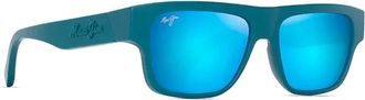 Maui Jim Blauwe Zonnebril - Dames - Zonnebrillen - Blauw - 54 MM - Accessoires