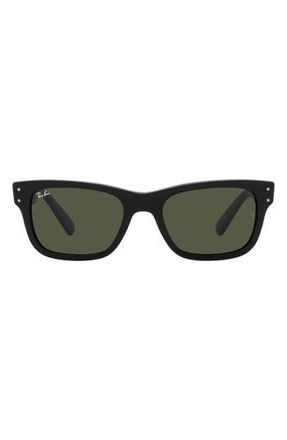 Ray-Ban Mr. Burbank 52mm Rectangular Sunglasses in Black at Nordstrom Rack