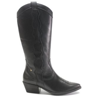 Pikolinos Vergel W5Z Leather Womens Zip Up Boots - Black - Size:UK 5-5.5